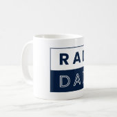 Tasse des krassen VATERS - Cooles Geschenk des Min (Vorderseite Links)