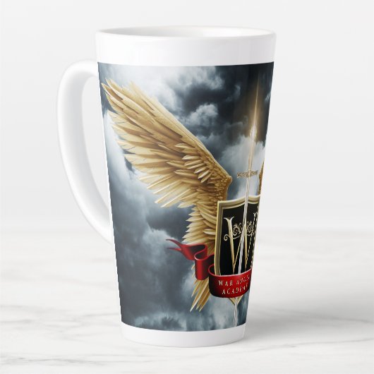 Tasse des Kriegsengels Latte (Linke Ecke)