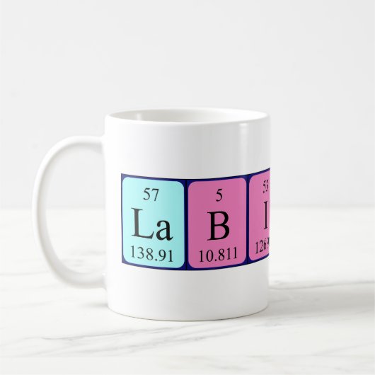 Tasse des Labinot-Periodennamens (Links)