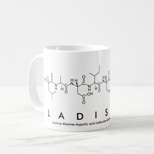 Tasse des Ladislav Peptids (Vorderseite Links)