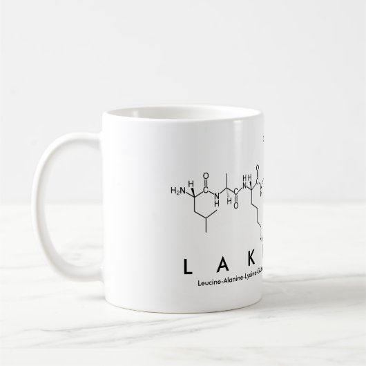 Tasse des Lakeshia-Peptids (Links)