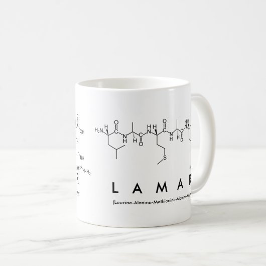 Tasse des Lamar-Peptids (VorderseiteRechts)