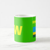 Tasse des Länderkodexes für Ruanda (Mittel)