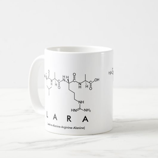 Tasse des Lara-Peptids (Vorderseite Links)