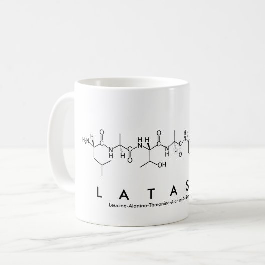 Tasse des Latasha-Peptids (Vorderseite Links)