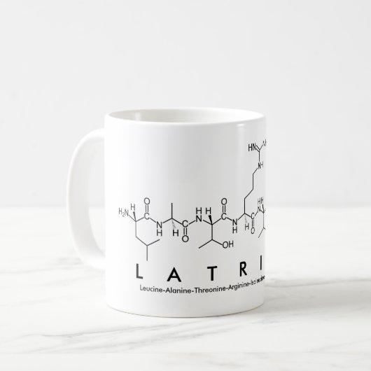 Tasse des Latrina-Peptids (Vorderseite Links)