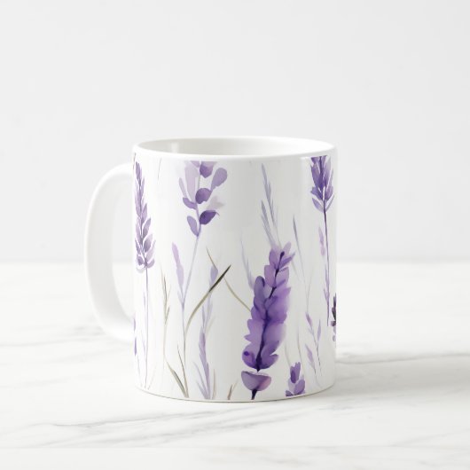 Tasse des Lavendels (Vorderseite Links)