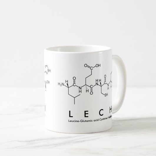 Tasse des Lech-Peptids (VorderseiteRechts)