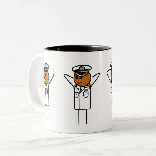 Tasse des Lehre-Mann-"YMCA" (Vorderseite Links)