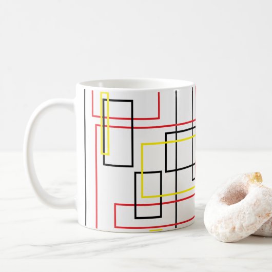 Tasse des Leitungsnetzes (Mit Donut)