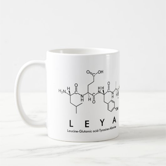 Tasse des Leya-Peptids (Links)