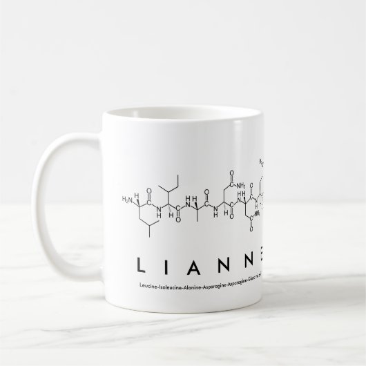 Tasse des Lianne-Peptids (Links)
