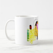 Tasse "des Liebe-Küken-" weiße Klassiker-11oz (Links)