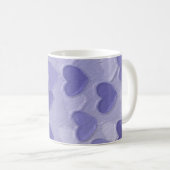Tasse des lila Herzens (VorderseiteRechts)
