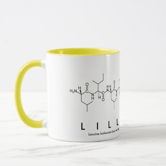 Tasse des Lilly-May-Peptids (Links)