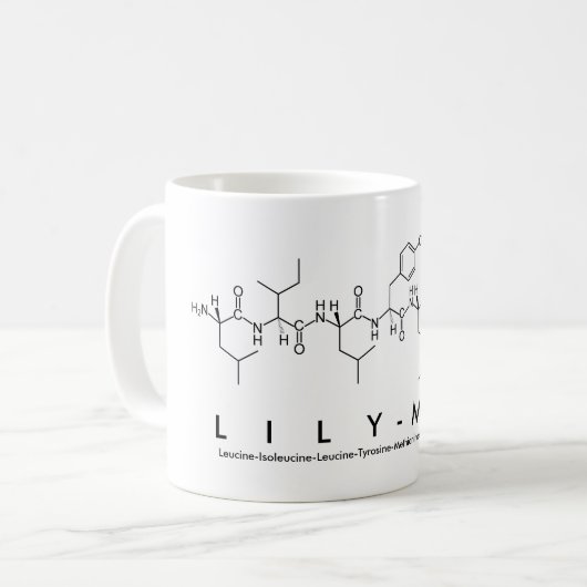 Tasse des Lily-Mae-Peptids (Vorderseite Links)