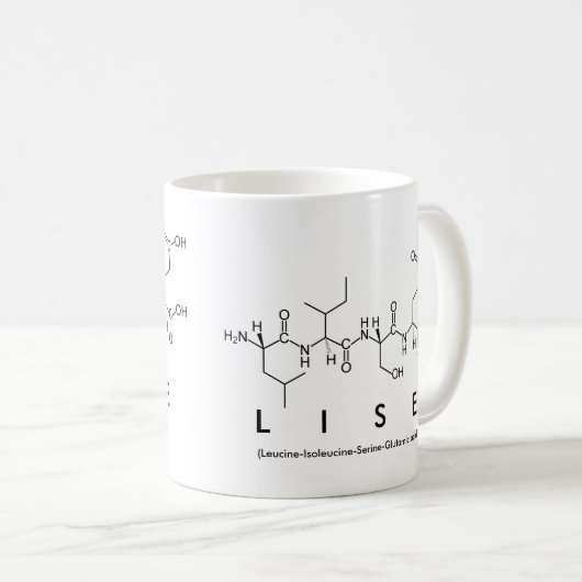 Tasse des Lise Peptids (VorderseiteRechts)