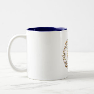 Tasse des Löwenlogos - Fettformatierte grafische T
