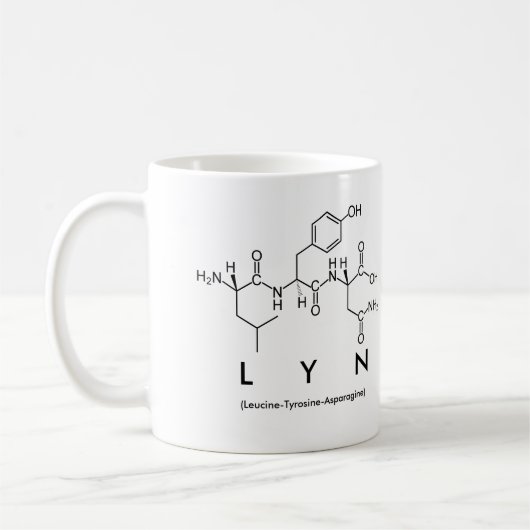 Tasse des Lyn-Peptids (Links)
