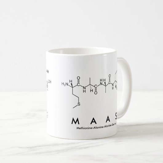 Tasse des Maas-Peptids (VorderseiteRechts)