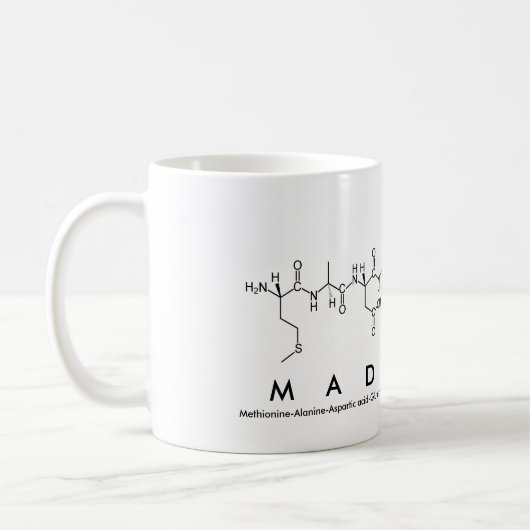 Tasse des Madelief Peptids (Links)