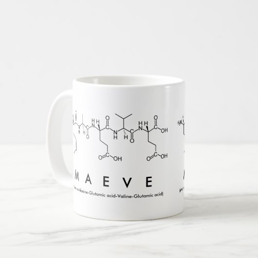Tasse des Maeve Peptids (Vorderseite Links)