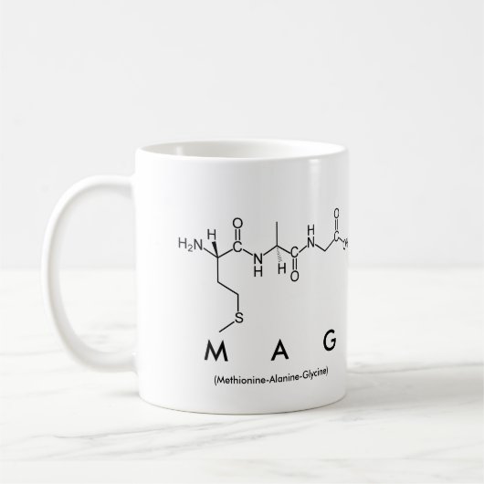 Tasse des Mag-Peptids (Links)