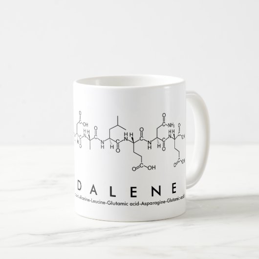 Tasse des Magdalene-Peptids (VorderseiteRechts)