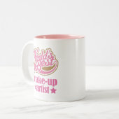 Tasse des Make-upkünstler-Geschenk-(Welten am (Vorderseite Links)