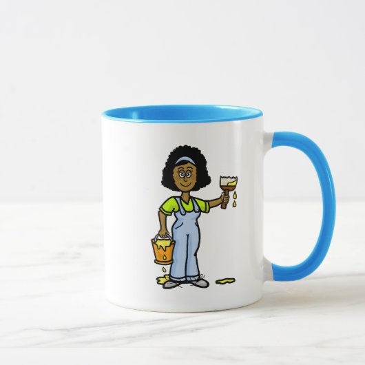 Tasse des Malernamens "Black Female House Painter" (Rechts)
