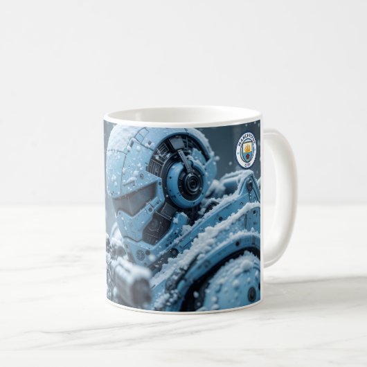 Tasse des Man City Football Clubs (VorderseiteRechts)