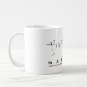 Tasse des Margret-Peptids (Links)