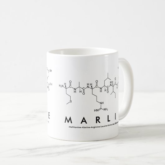 Tasse des Marlie-Peptids (VorderseiteRechts)