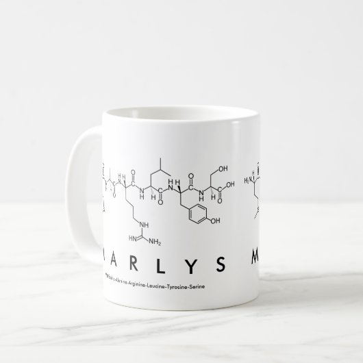 Tasse des Marlys-Peptids (Vorderseite Links)