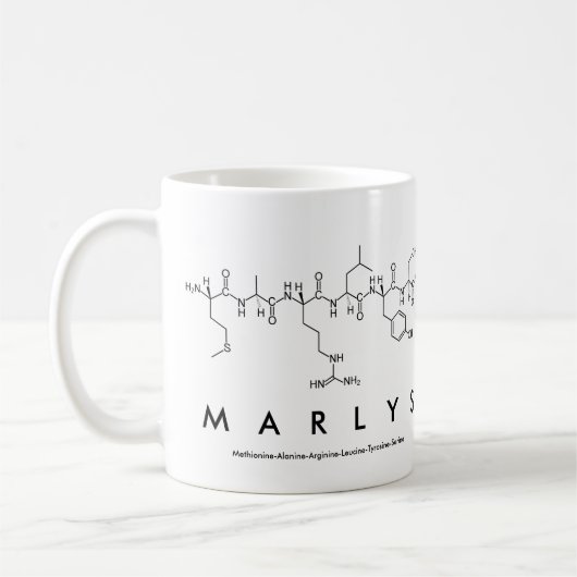 Tasse des Marlys-Peptids (Links)
