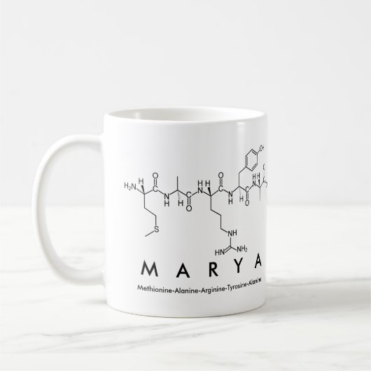 Tasse des Marya-Peptids (Links)