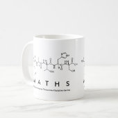 Tasse des mathematischen Peptids (Vorderseite Links)
