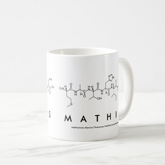 Tasse des Mathis-Peptids (VorderseiteRechts)