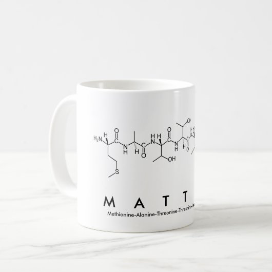 Tasse des Mattias-Peptids (Vorderseite Links)