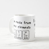 Tasse des Maus-Periodennamens (Vorderseite Links)