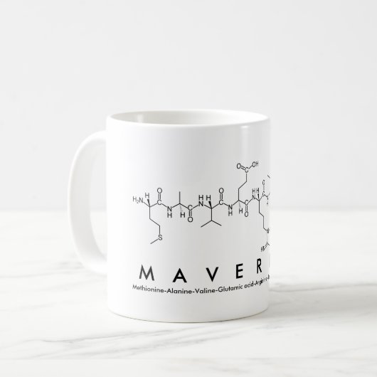Tasse des Maverick-Peptids (Vorderseite Links)