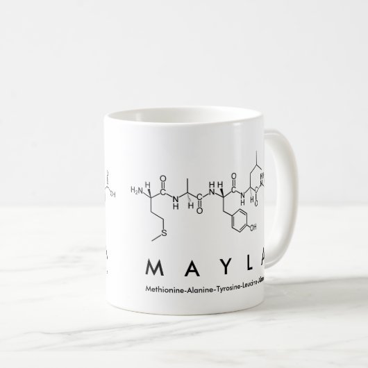 Tasse des Mayla-Peptids (VorderseiteRechts)