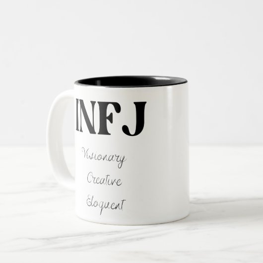 TASSE des MBTI-Typs INFJ (Vorderseite Links)