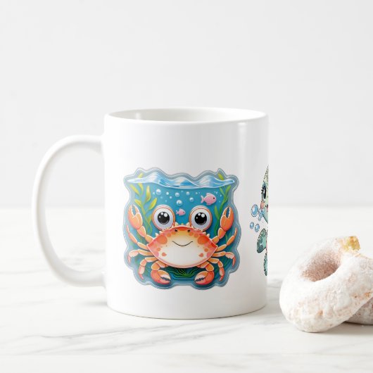 Tasse des Meeres (Mit Donut)
