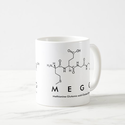 Tasse des Megg-Peptids (VorderseiteRechts)