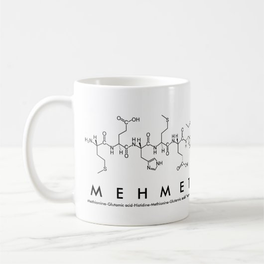 Tasse des Mehmet-Peptids (Links)