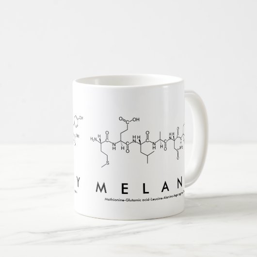 Tasse des Melany-Peptids (VorderseiteRechts)