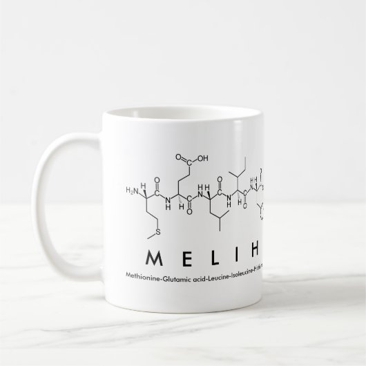 Tasse des Melih-Peptids (Links)