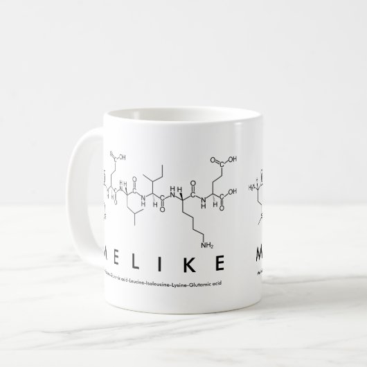 Tasse des Melike-Peptids (Vorderseite Links)
