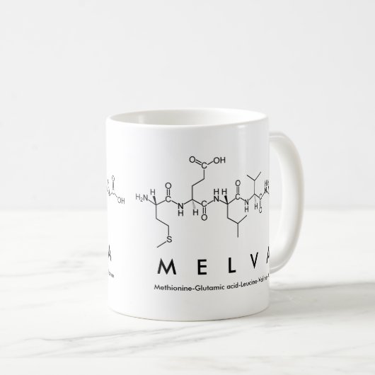 Tasse des Melva-Peptids (VorderseiteRechts)